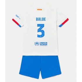 Barcelona Alejandro Balde #3 Auswärtstrikot 2023-24 Kurzarm (+ kurze hosen)